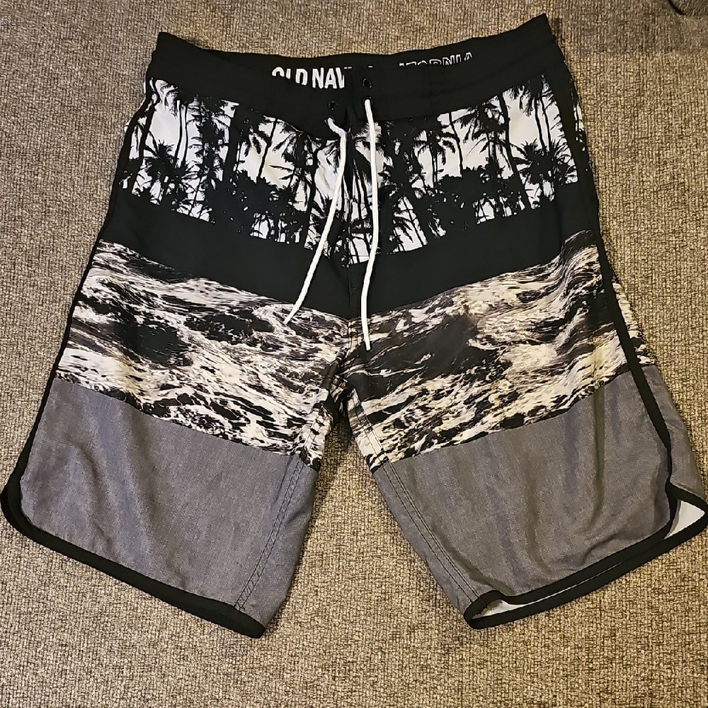 Old Navy Tropical Print Men's Swim Shorts